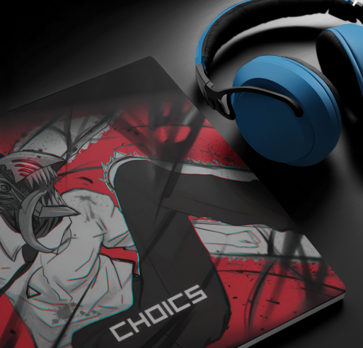 CHOIES Chainsaw Warrior Mouse Pad - Bold Design for Ultimate Performance