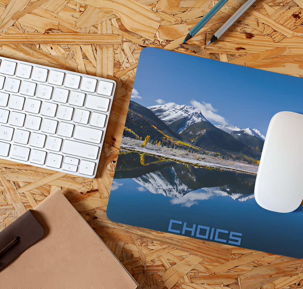 "Bring Nature's Harmony to Your Desk with Our Stunning Mouse Pad