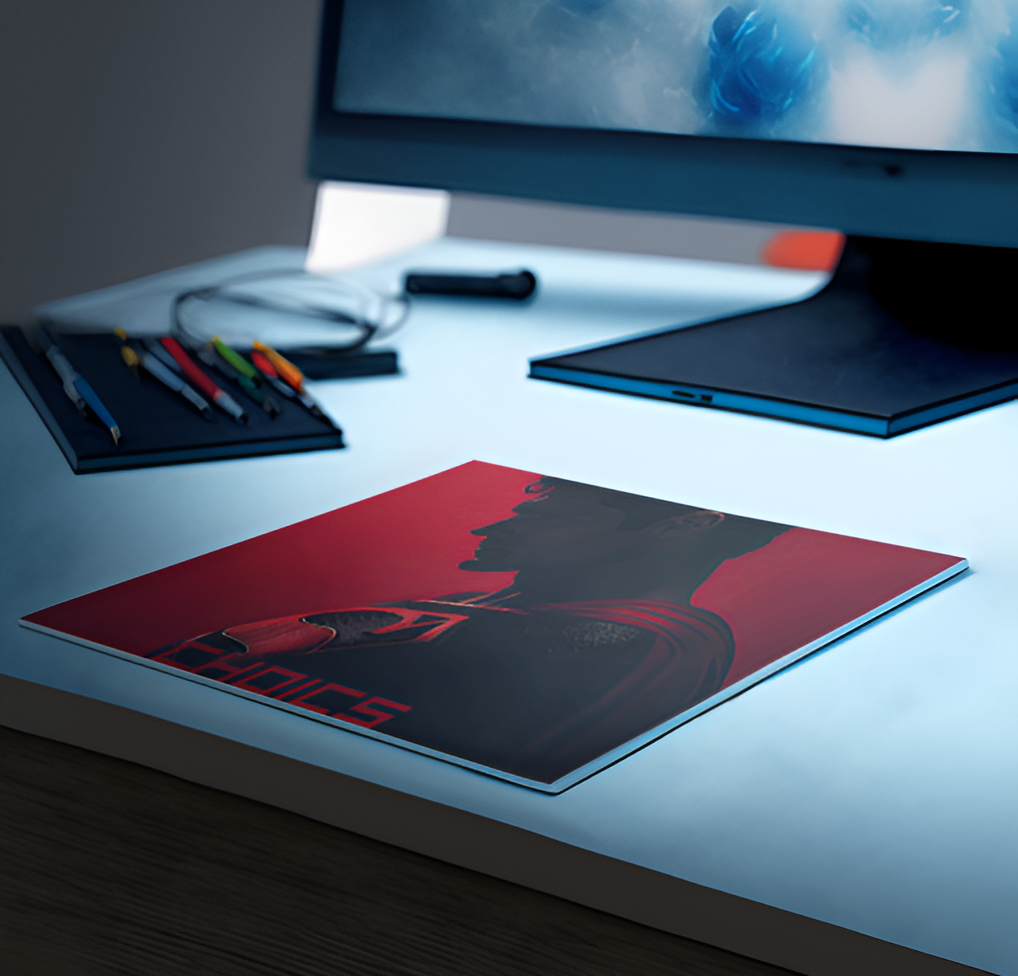 Channel Your Inner Superhero with Our Dynamic Mouse Pad Design